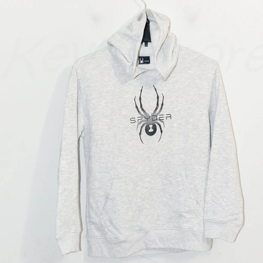 Spyder boys youth hoodie Gray - Picture 2 of 6